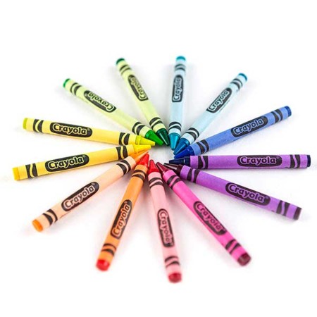 Crayons gras de couleur Crayola 52-6448 (Reconditionné D)