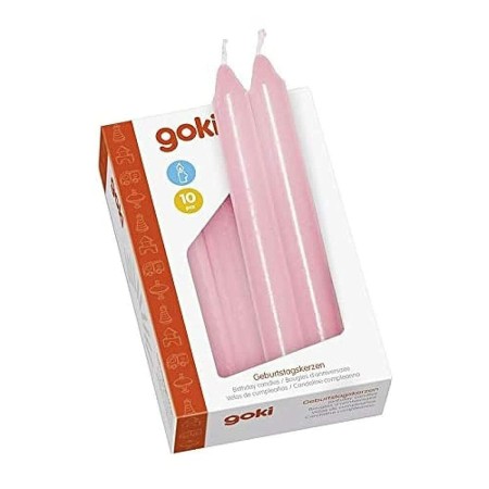 Set de Velas 13 cm Rosa (Reacondicionado C)