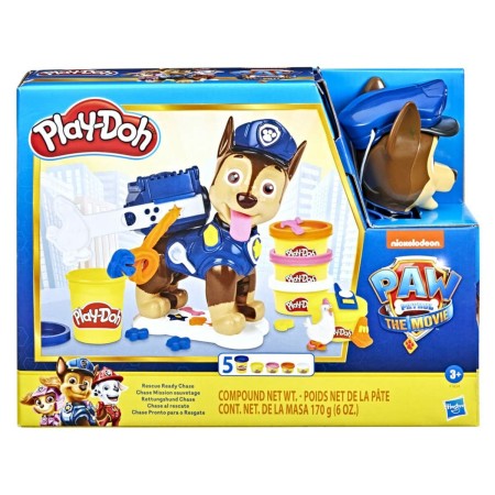 Herramientas para plastilina Paw Patrol Rescue Ready Chase Play-Doh F1834 (Reacondicionado B)