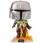 Figura de Acción Funko Pop! Star wars 402: the mandalorian with the child (Reacondicionado B)