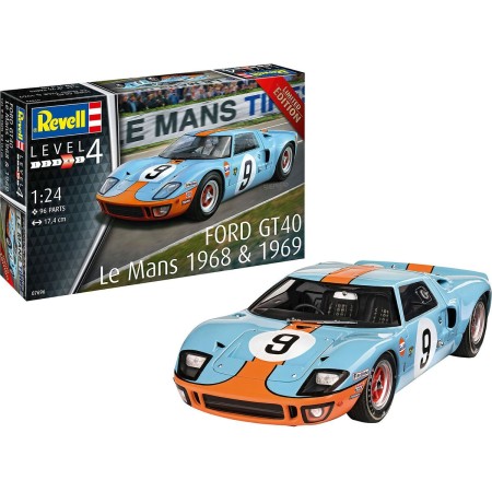 Coche de carreras Revell Ford GT 40 Le Mans 1968 Limited Edition (Reacondicionado B)