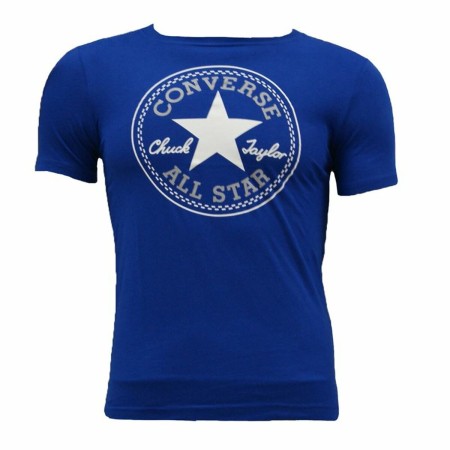 Camiseta de Manga Corta Infantil Converse Core Chuck Taylor Patch Azul