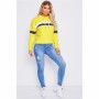 Sudadera con Capucha Mujer Fila Ella Amarillo