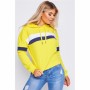 Sudadera con Capucha Mujer Fila Ella Amarillo