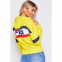 Sudadera con Capucha Mujer Fila Ella Amarillo