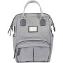 Bolso Cambiador de Pañales Béaba Wellington Gris