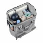 Bolso Cambiador de Pañales Béaba Wellington Gris