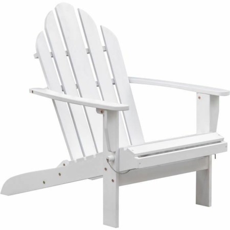 Chaise de jardin Acacia 72,5 x 89,5 x 94 cm Acier Blanc