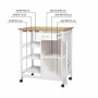 Meuble d'Appoint 75 x 48 x 87 cm Blanc