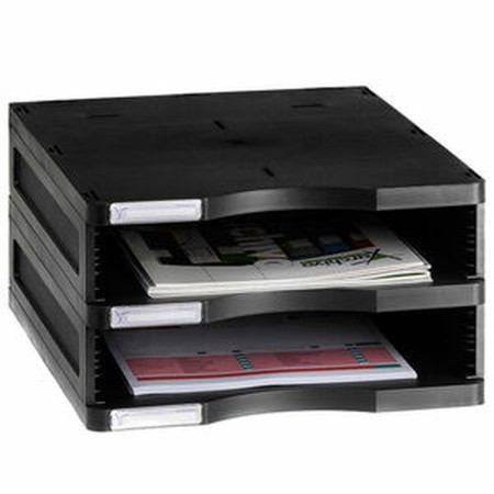 Archivador Modular Archivo 2000 36 x 30 x 16,5 cm Negro Poliestireno