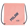 Sac à dos serré par des ficelles Milan Since 1918 42 x 34 x 0,7 cm Rose