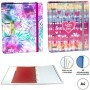 Carpeta de anillas SENFORT Tie Dye 120 Hojas Multicolor A4