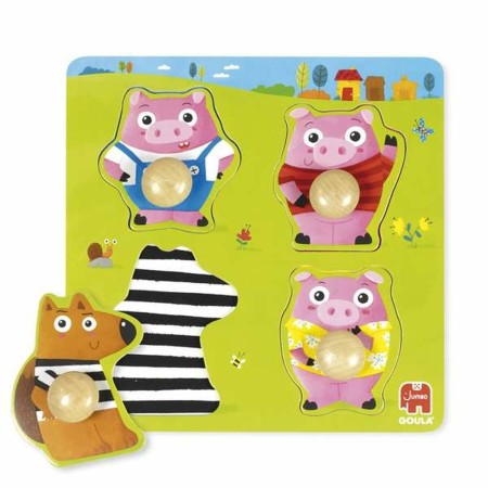 Puzzle enfant en bois Diset Three Little Pigs