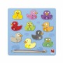 Puzzle Infantil de Madera Diset  Magnético Pato