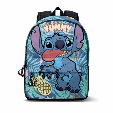 Mochila Escolar Stitch Yummy HS Fan 2.0 Azul