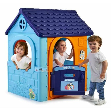 Casa Infantil de Juego Feber Bluey House 142 x 85 x 108 cm Azul Naranja