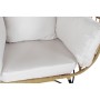 Chaise de jardin DKD Home Decor 99 x 71 x 147 cm Naturel Noir Métal rotin synthétique Blanc Marron Clair