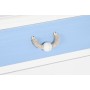 Table de Nuit DKD Home Decor 50 x 35 x 58 cm Corde Blanc Bleu ciel Blue marine Bois MDF