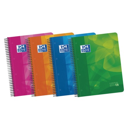 Set de Cuadernos Oxford European Book 4 5 Piezas Multicolor A4 120 Hojas