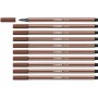 Feutres Stabilo Pen 68 Marron (10 Unités)