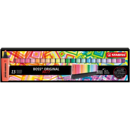 Ensemble de Marqueurs Fluorescents Stabilo Boss Original 23 Pièces Multicouleur