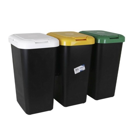 Cubo de Basura para Reciclaje Inde 3 x 25 l