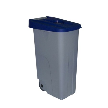 Cubo de Basura con Ruedas Denox 85 L 42 x 57 x 76 cm Azul