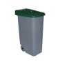 Cubo de Basura con Ruedas Denox 85 L 42 x 57 x 76 cm Verde