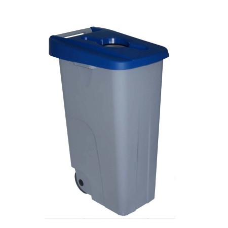 Cubo de Basura con Ruedas Denox 110 L 58 x 41 x 89 cm Azul