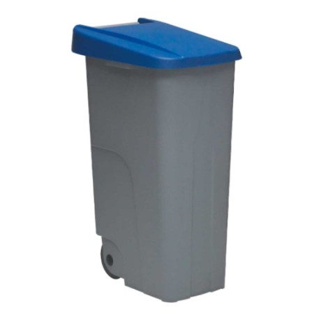 Cubo de Basura con Ruedas Denox 85 L 42 x 57 x 76 cm Azul