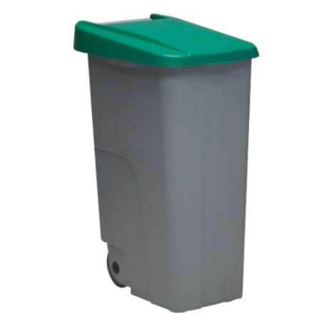 Cubo de Basura con Ruedas Denox 85 L 42 x 57 x 76 cm Verde