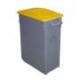 Poubelle recyclage Denox 65 L Jaune