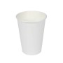 Set de Verres Algon Carton Produits à usage unique Blanc 330 ml 50 Unités