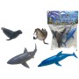 Figurines d'animaux 4 Pièces 20,5 x 25 x 4 cm Plastique