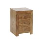Table de Nuit DKD Home Decor Naturel Acacia 45 x 35 x 60 cm