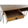 Bureau DKD Home Decor 115 x 55 x 76 cm Naturel Noir Métal