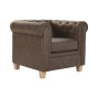 Fauteuil DKD Home Decor 80 x 80 x 70 cm Bois Brun foncé