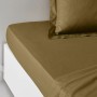 Drap housse TODAY Essential Bronze 140 x 190 cm