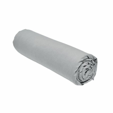 Drap housse TODAY Essential Gris clair 140 x 200 cm Gris