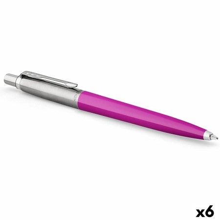 Crayon Parker Jotter Originals Acier Magenta (6 Unités)