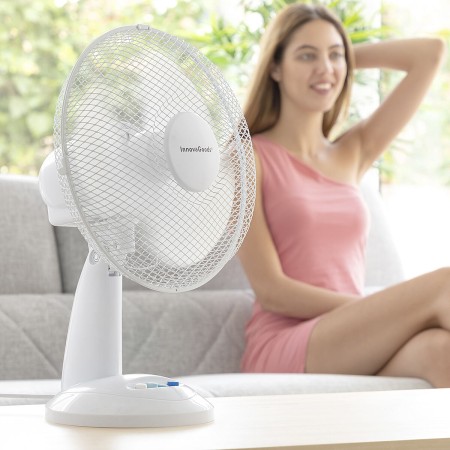 Ventilador de Sobremesa InnovaGoods Blanco 35 W (Reacondicionado A)