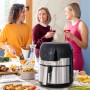 Freidora sin Aceite InnovaGoods Negro Acero Inoxidable 1400 W 3,5 L (Reacondicionado A)