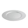 Assiette plate Alfares Argenté PVC Vintage 33 x 33 x 1 cm