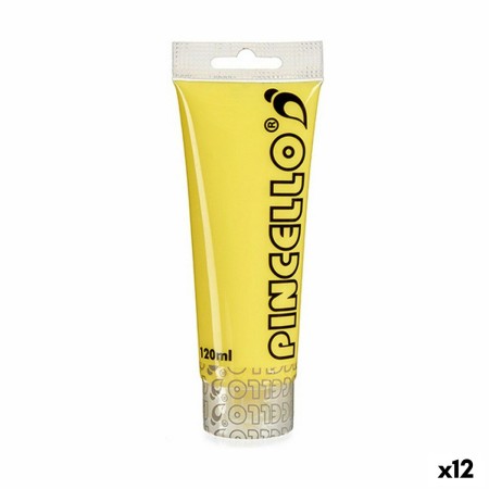 Pintura acrílica Amarillo 120 ml (12 Unidades)