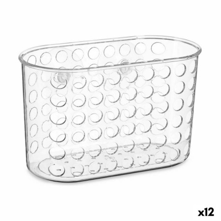 Colgador para la Ducha 19,3 x 12 x 9 cm Transparente Plástico PVC (12 Unidades)