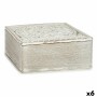 Boîte Décorative 19,5 x 8 x 16,5 cm Bois MDF (6 Unités)