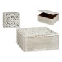 Boîte Décorative 19,5 x 8 x 16,5 cm Bois MDF (6 Unités)