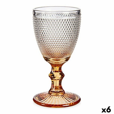 Verre Points Ambre verre 240 ml (6 Unités)