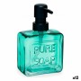 Dispensador de Jabón Pure Soap 250 ml Cristal Verde Plástico (12 Unidades)