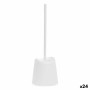 Brosse de salle de wc 12,5 x 37 x 12,5 cm Blanc Plastique (24 Unités)